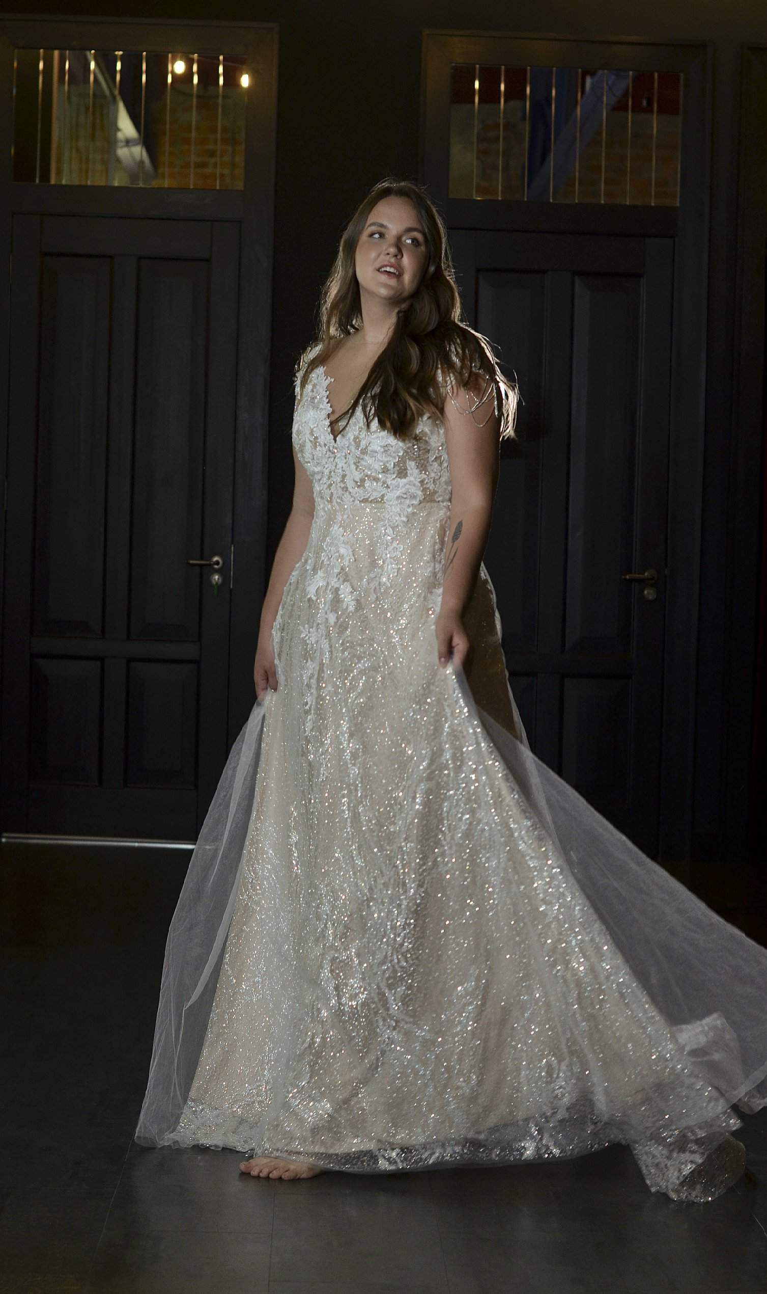 Plus Size Lace Wedding Dress Enn – Olivia Bottega