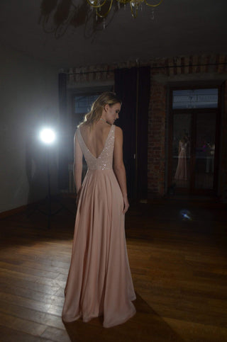 Evening dress Jenni with slit - oliviabottega