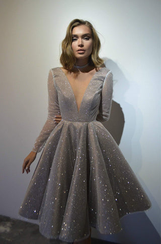 Sparkly Midi Evening Dress Ramona Olivia Bottega Sparkly Midi Evening Dress Ramona Olivia Bottega