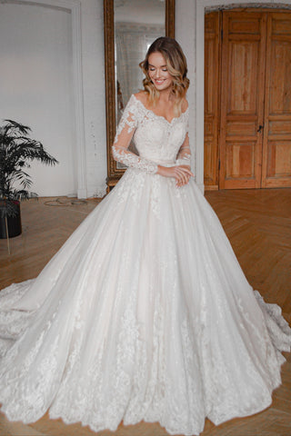Lace Wedding Dress Elizabett Deco