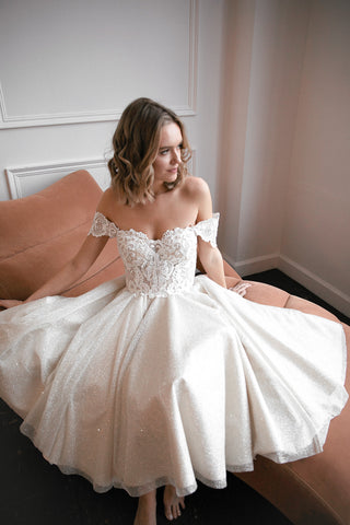 Tea Length Wedding Dresses & Gowns  Online Bridal Shop – Olivia Bottega