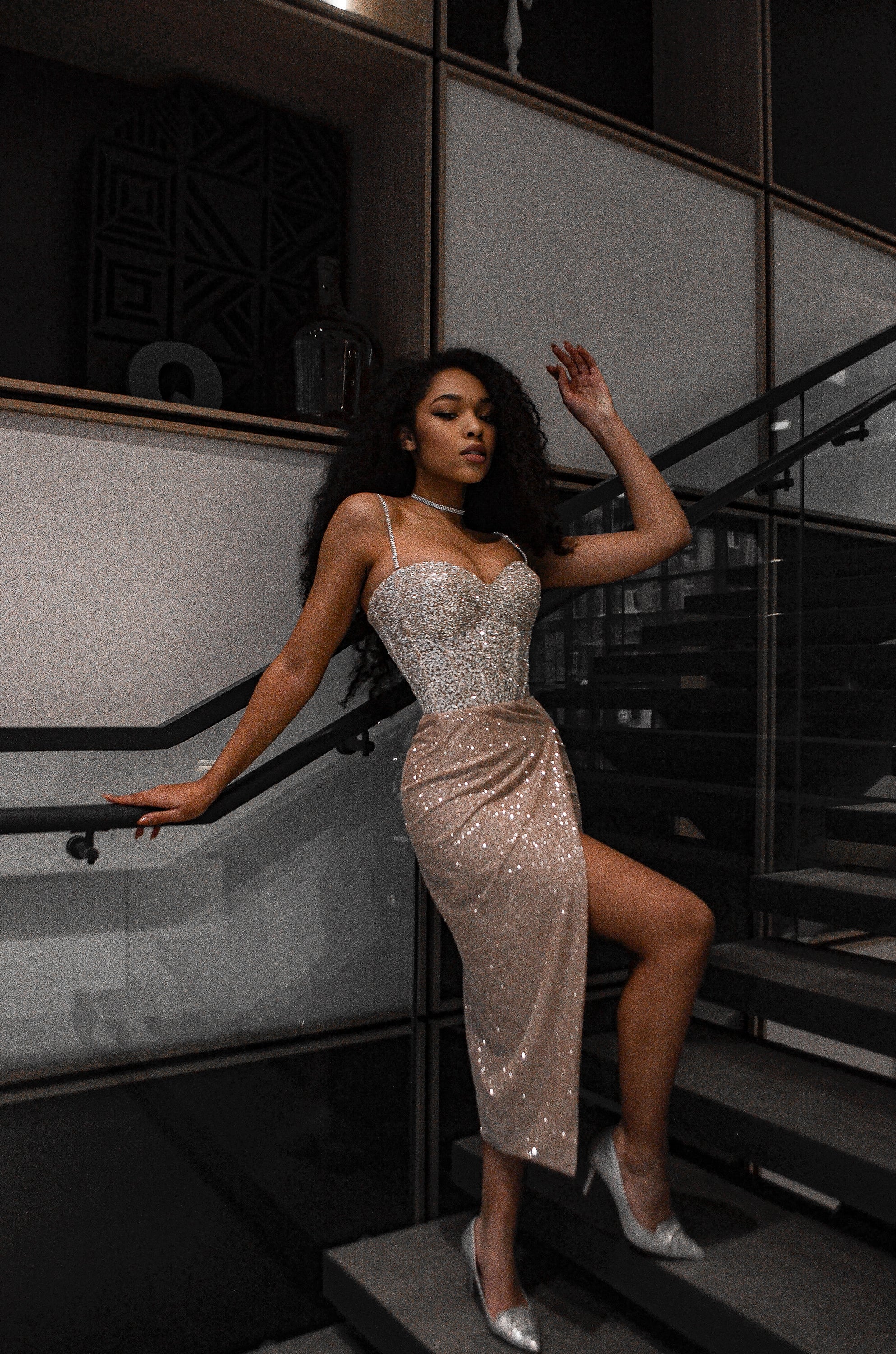 Madonna in a Sparkly Dress