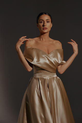 Gold Cameron Midi - Olivia Bottega