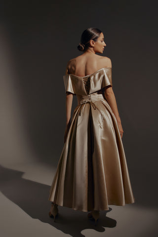 Gold Cameron Midi - Olivia Bottega