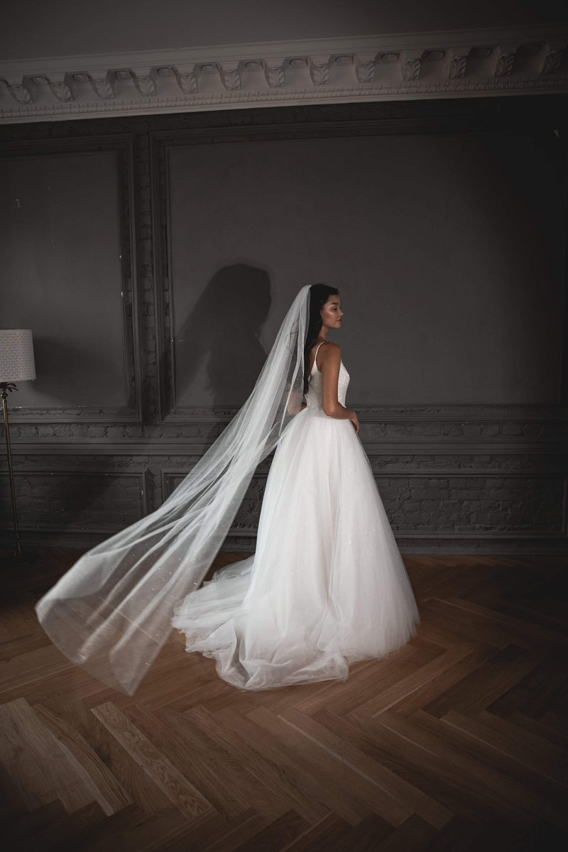 Sparkly Wedding Veil | Bridal Accessories – Olivia Bottega