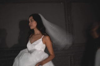 Sparkly wedding veil - oliviabottega