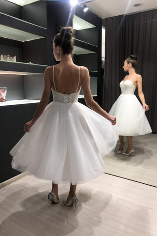 Midi Wedding Dress Klouzi