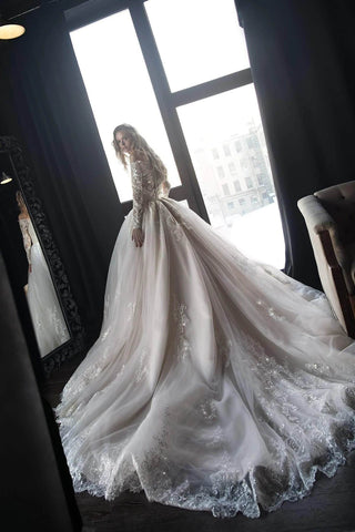 Lace wedding dress OB7962 - oliviabottega