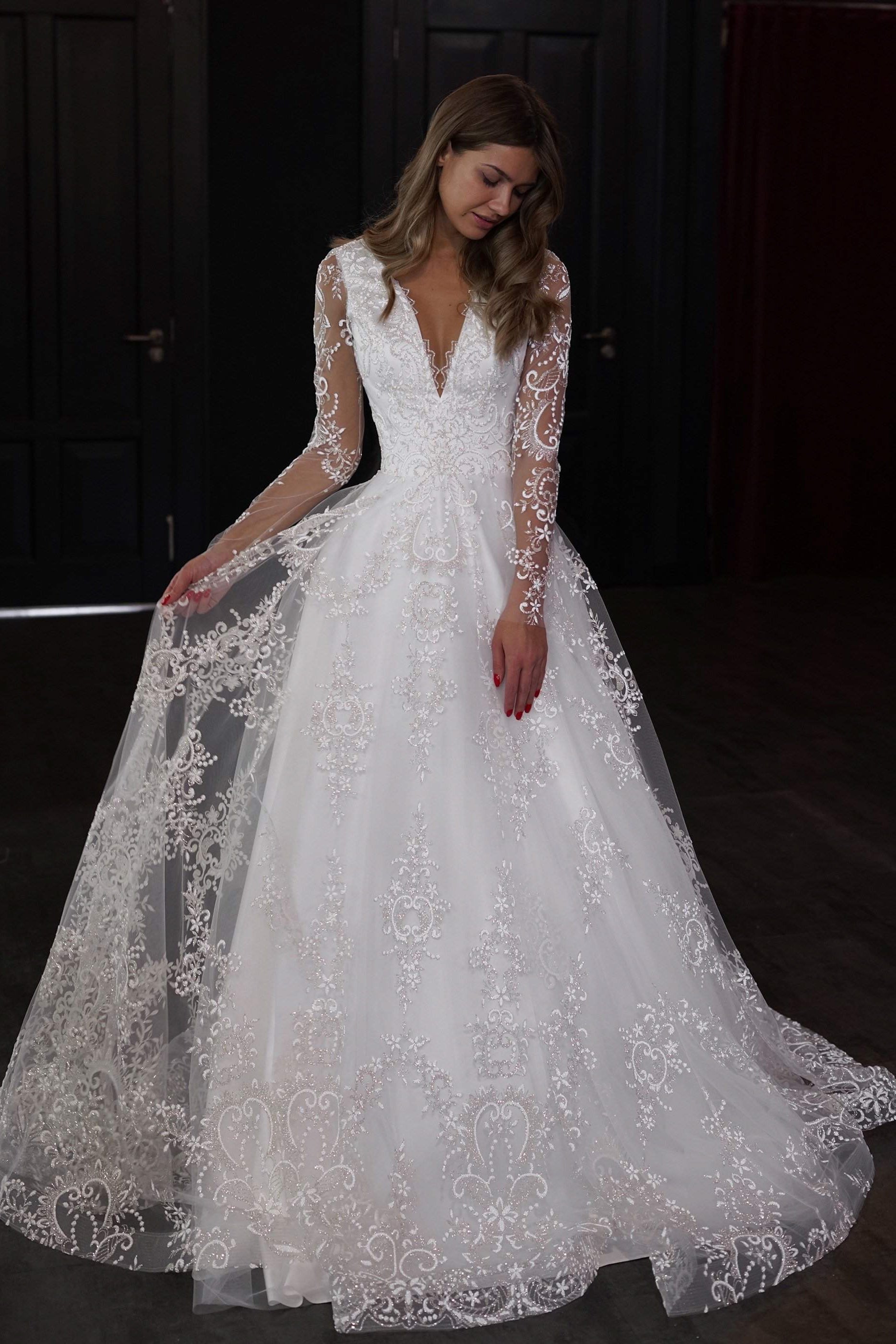 Lace A-line Wedding Dress Troisty - Photo #1
