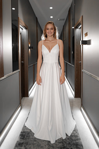 2 in 1 Sparkly Wedding Dress Tirion