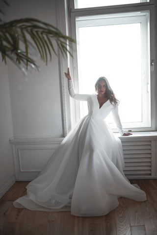Plus Size Organza Wedding Dress Tayra